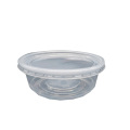 8oz plastic deli food container with dome lid and flat lid